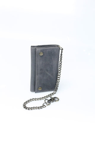 Vintage Black Long Chain Wallet Organizer #WC543750K