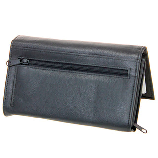 Black Soft Leather Clutch Wallet #WL3100K