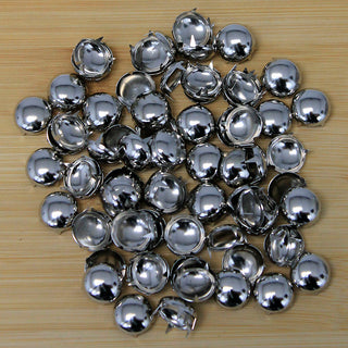 500 pcs Nickel Plated 1/2'' Round Studs #ZSTUD050S