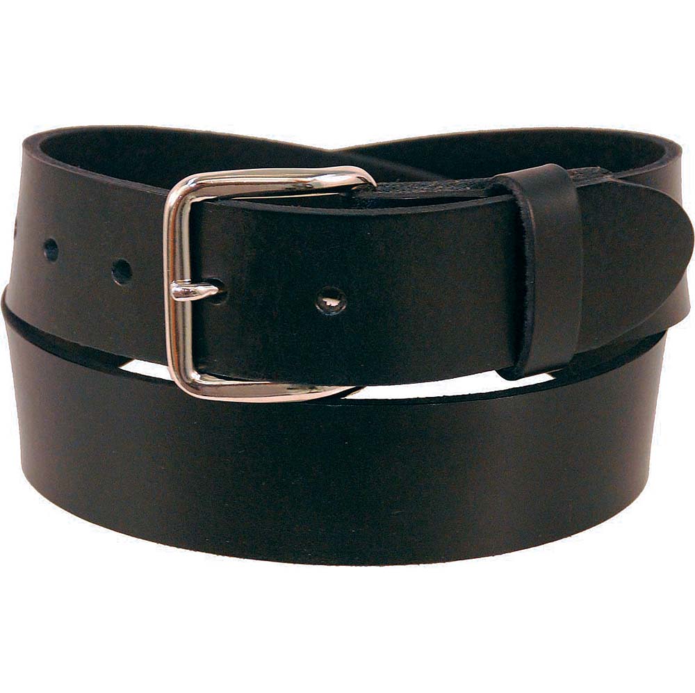 Comfortably Soft Premium Black Leather Belt With Removable Buckle #BT1800KK