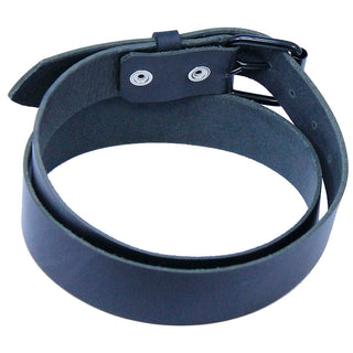 Comfortable Black Leather Belt With Removable Buckle #BT1800KK
