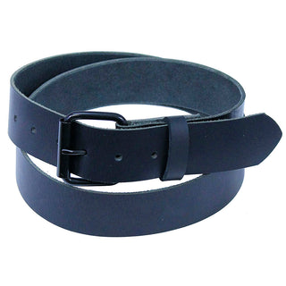 Comfortable Black Leather Belt With Removable Buckle #BT1800KK