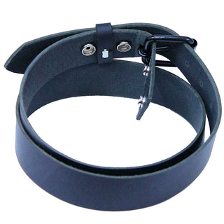 Comfortable Black Leather Belt With Removable Buckle #BT1800KK