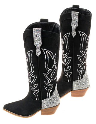 Crystal Studded Butterfly Tall Cowgirl Boots #BLC10SSK-GYPSY