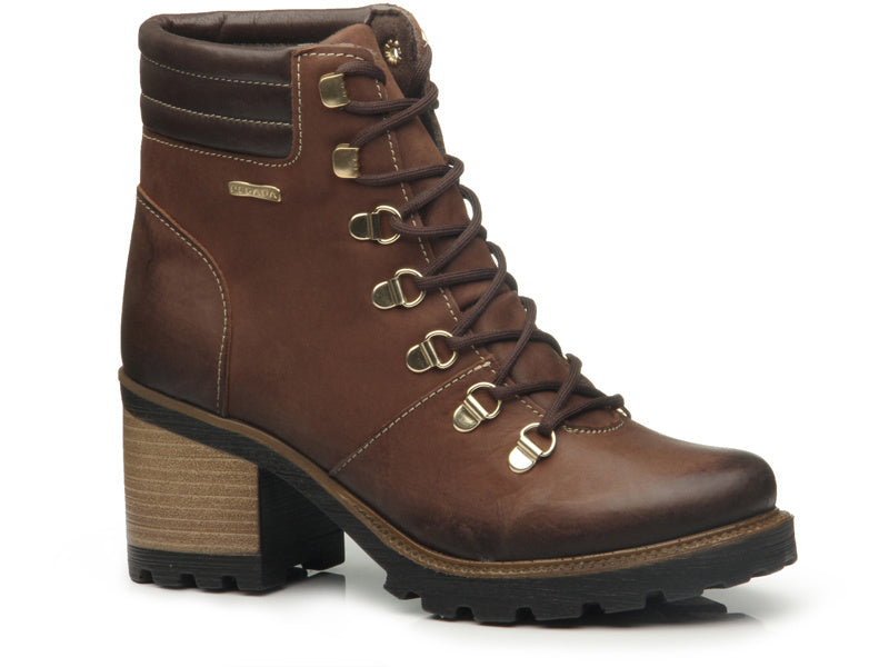 Rustic Brown Ankle Boot w/Lug Sole & Heel #BL132102LN (8.5 & 10.0 only)