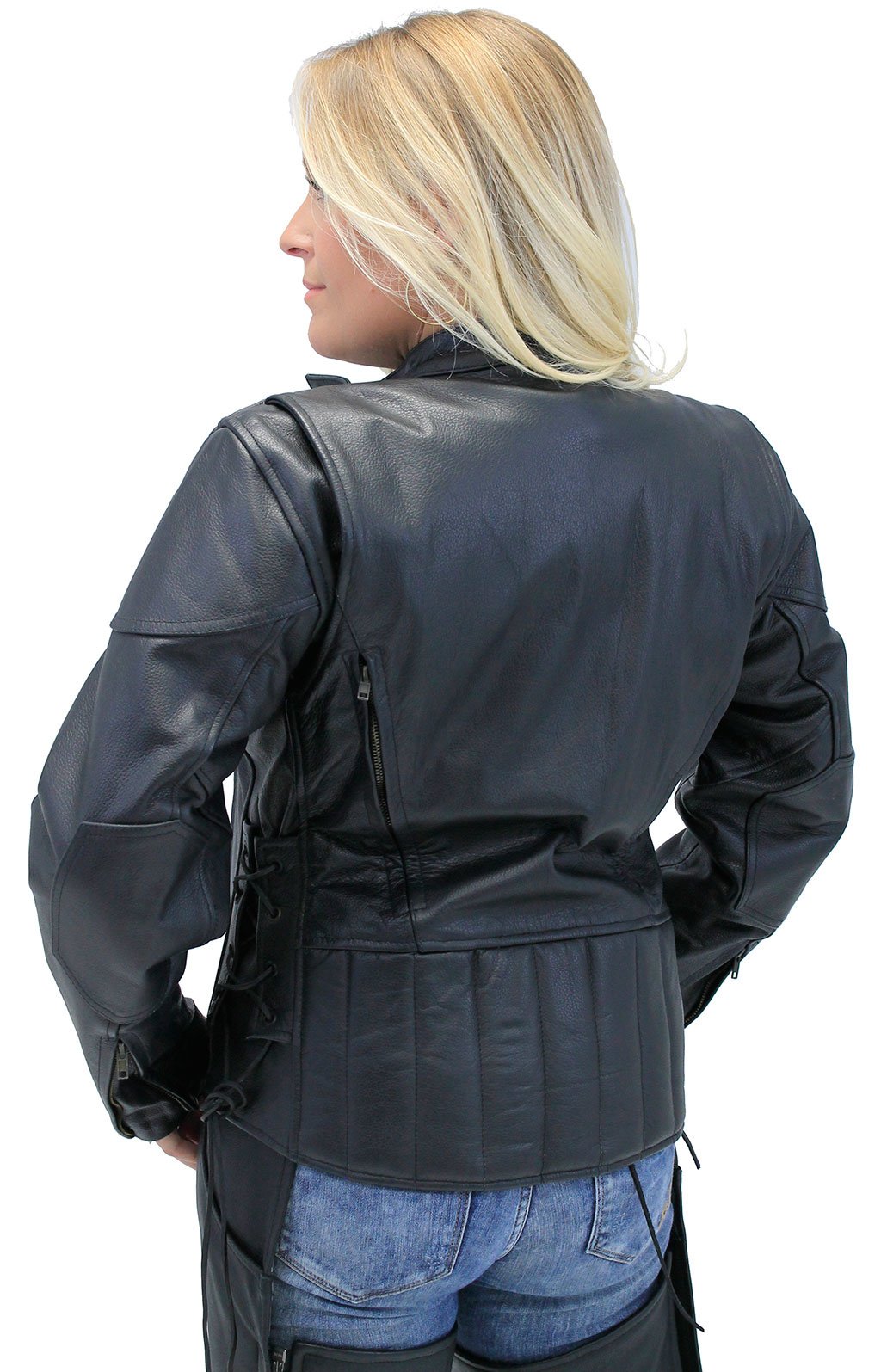 Vented Eagle Leather Jacket for Women #L356VZ (XS-2X)