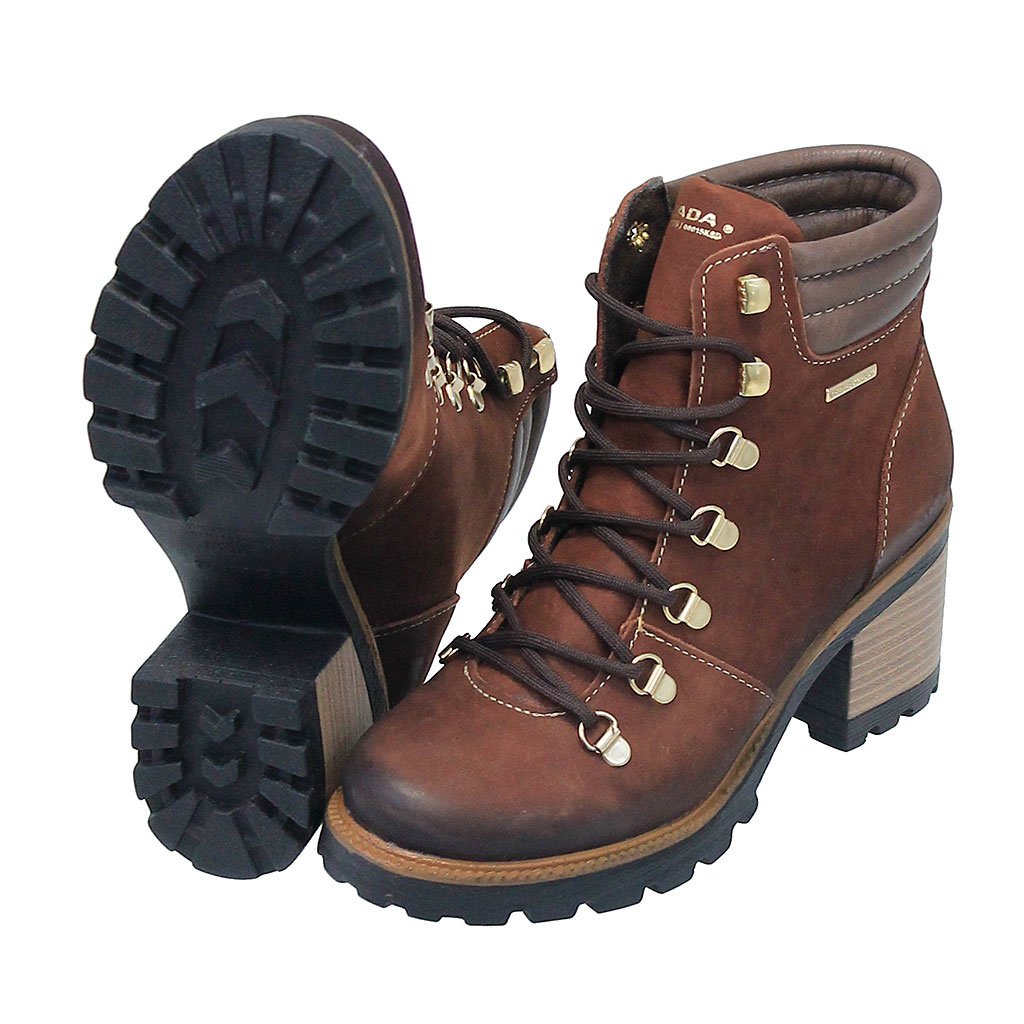 Rustic Brown Ankle Boot w/Lug Sole & Heel #BL132102LN (8.5 & 10.0 only)