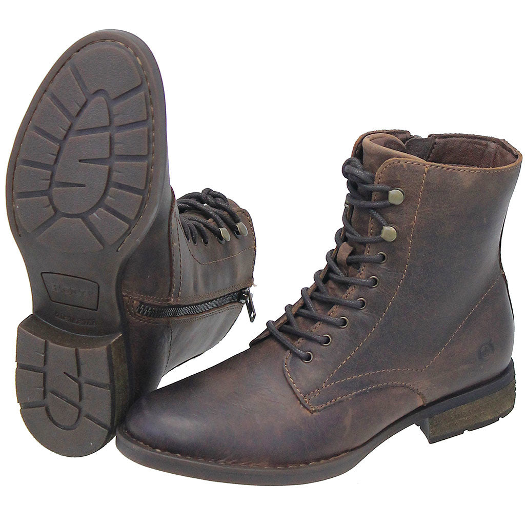 Born Vintage Brown Lace-Up Ankle Boot #BL12306LZN