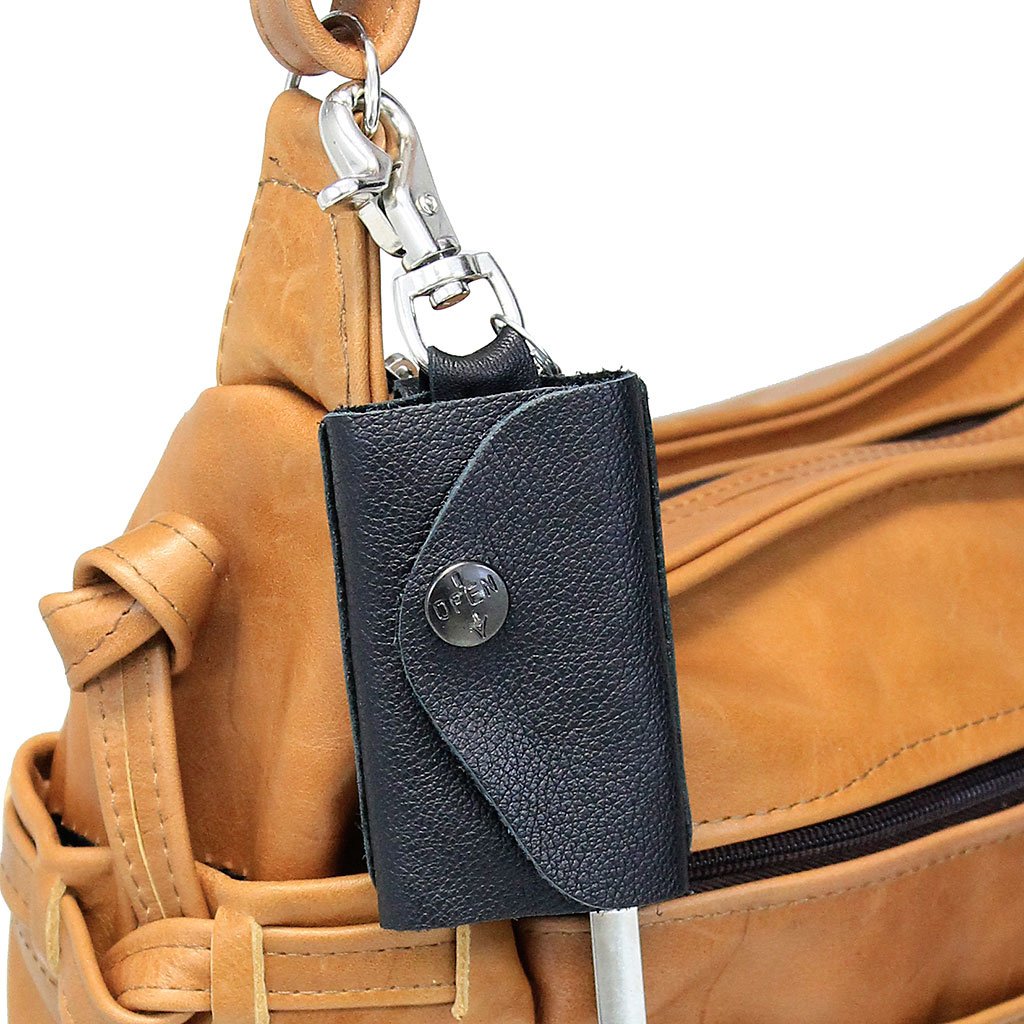 Leather Key Fob Snap Key Case with Claw Clip #AC22050PKK