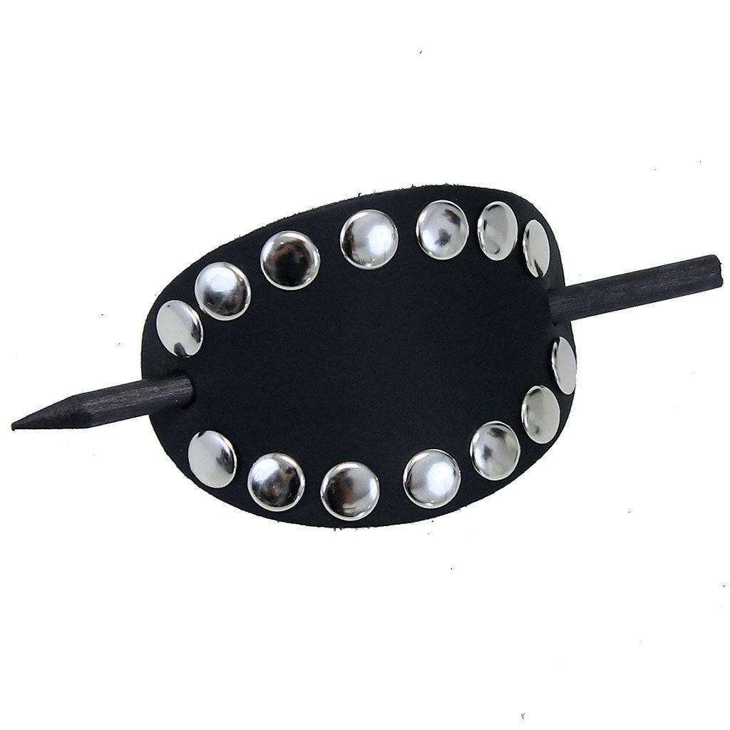 Black Studded Stick Barrette #AH101SK