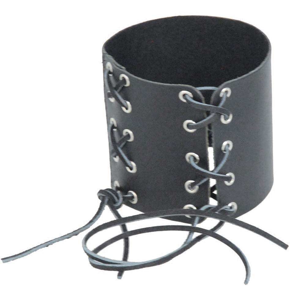 Extra Wide Leather Lace Up Arm Band #AB10080XK