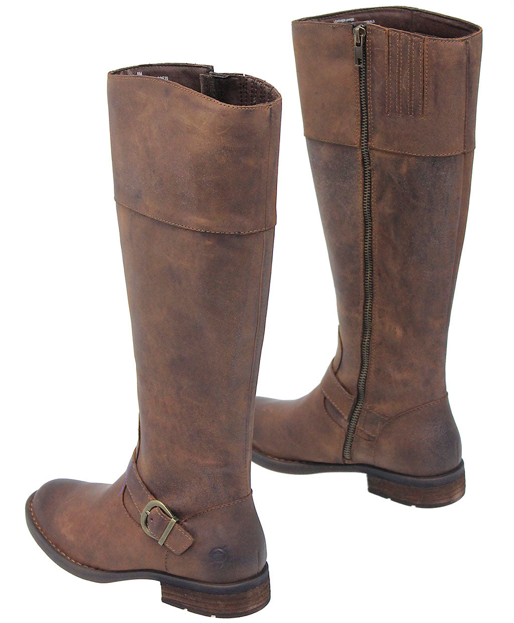 Born 16 in Vintage Brown Equine Zip Boot #BL12406BZN