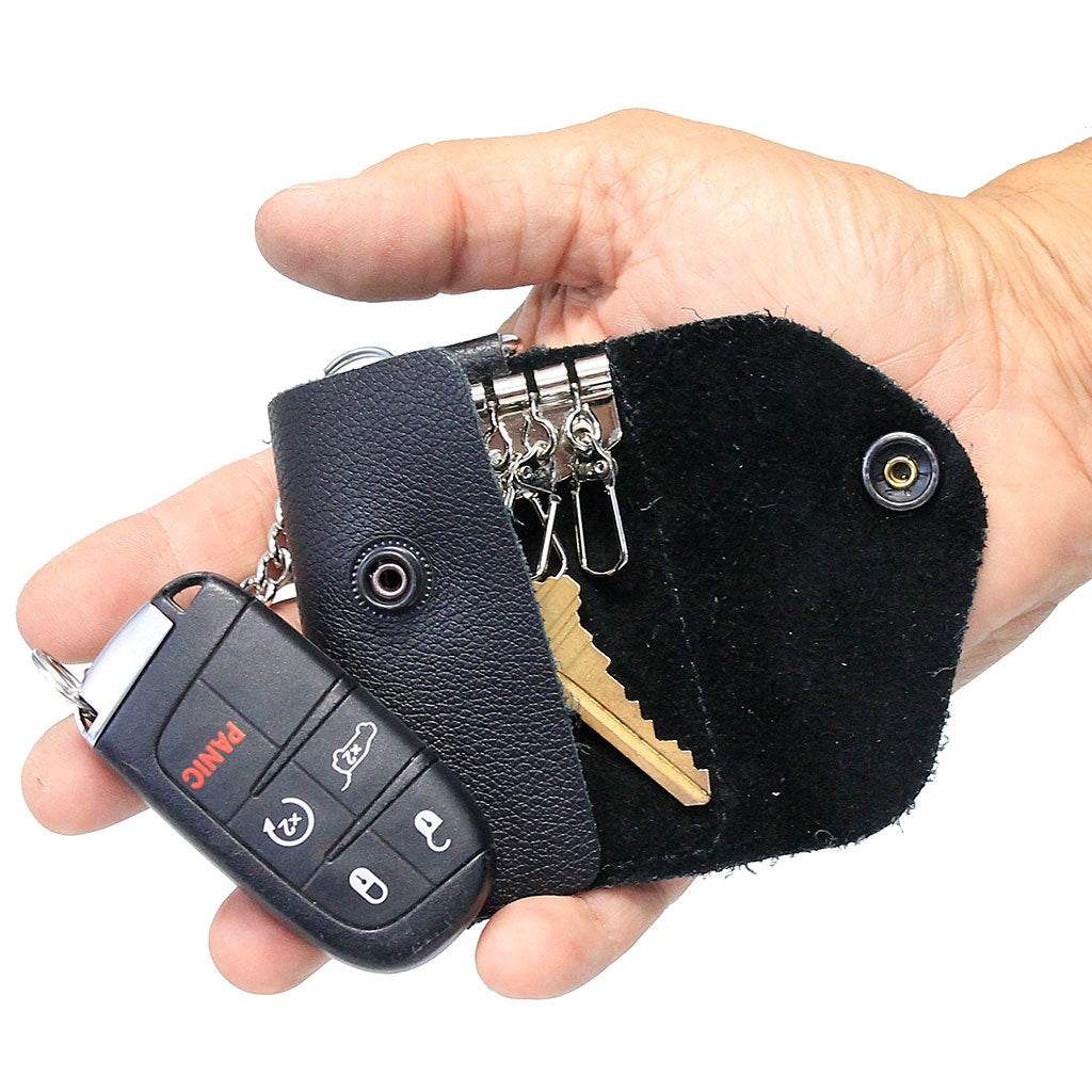 Leather Key Fob Snap Key Case #AC22051DK