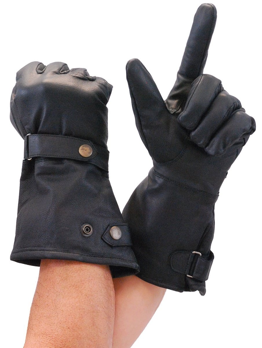 Long Cuff Premium Motorcycle Gloves #G2064NK