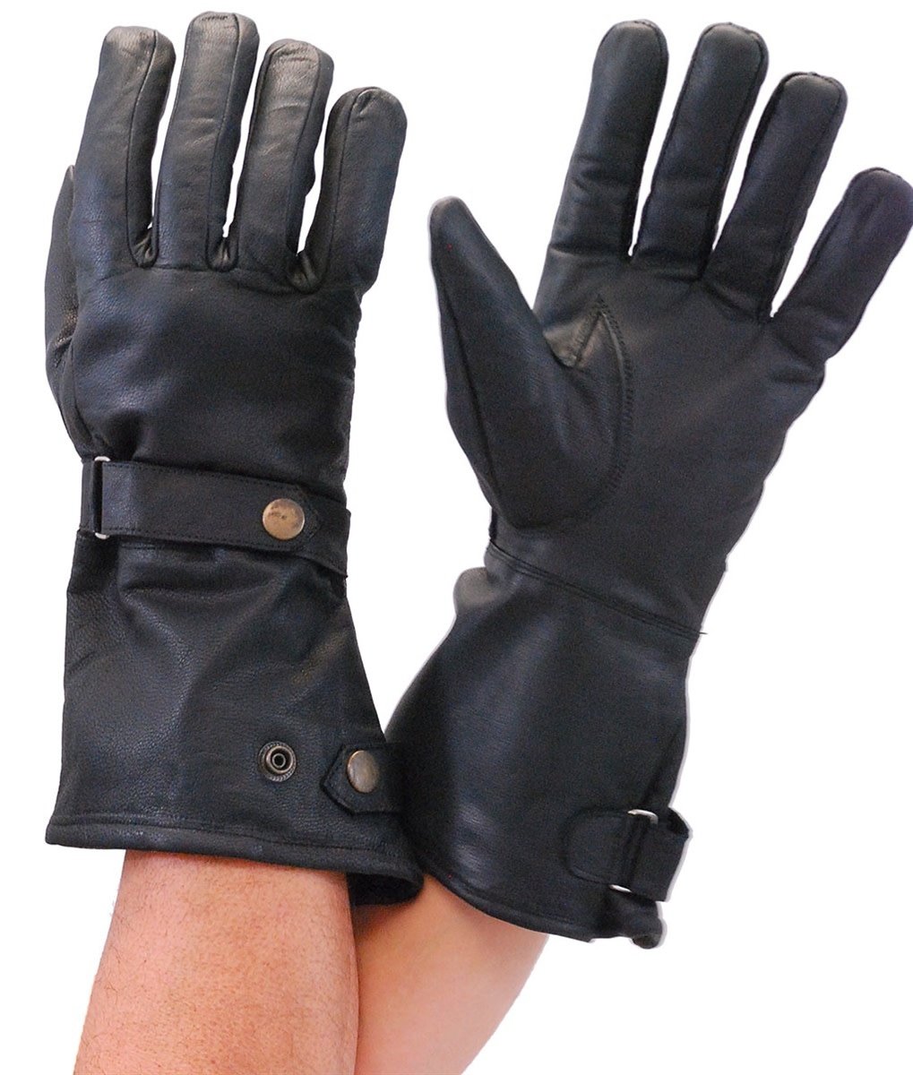 Long Cuff Premium Motorcycle Gloves #G2064NK