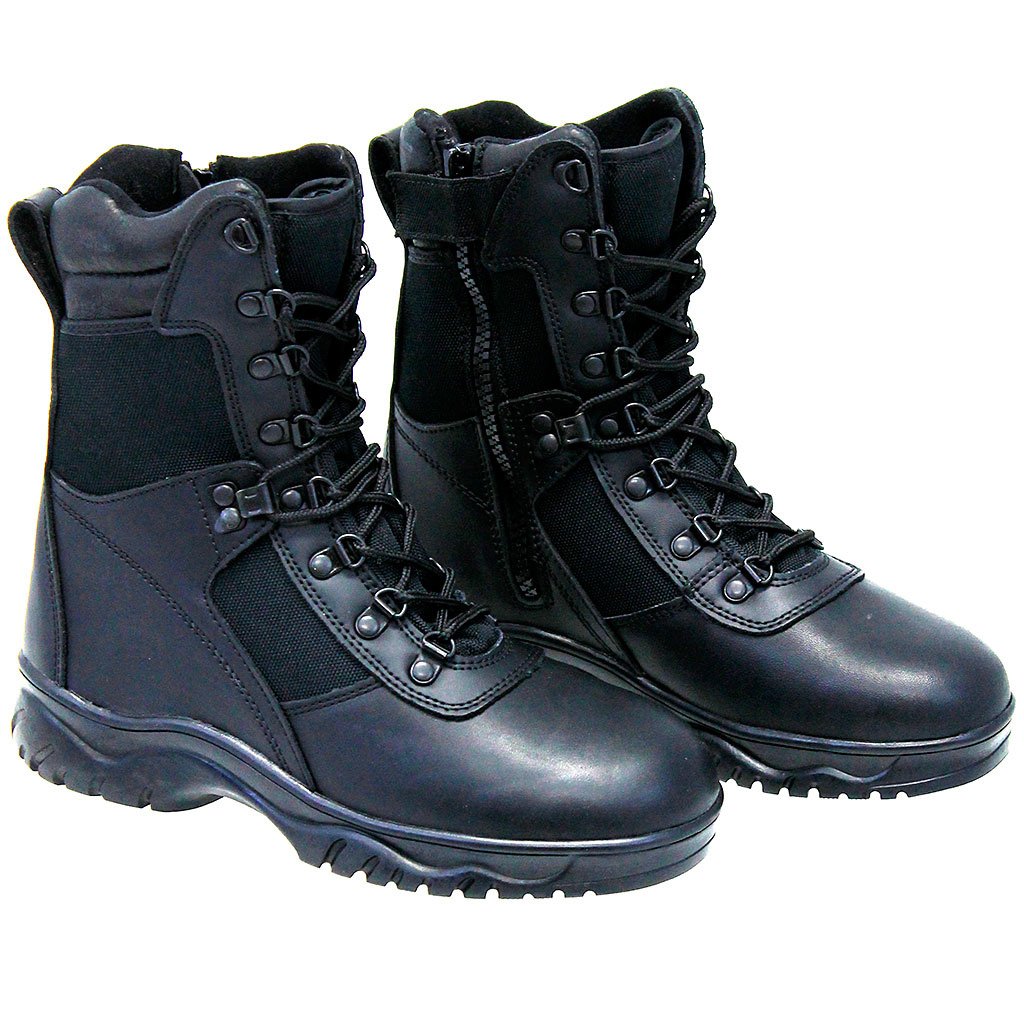 Men's 8 in Tactical Boots with Zipper #BM5053ZLK