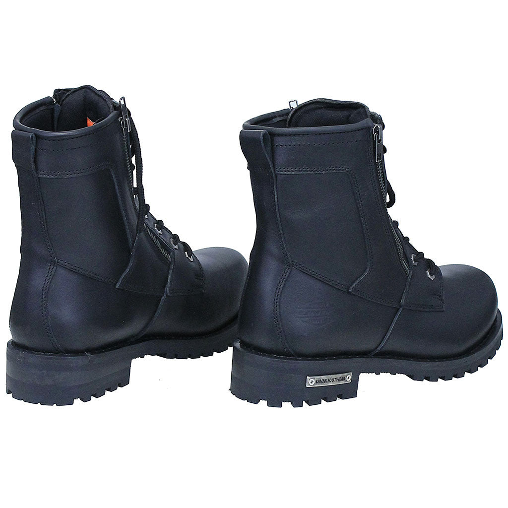 Zipper biker boots hotsell