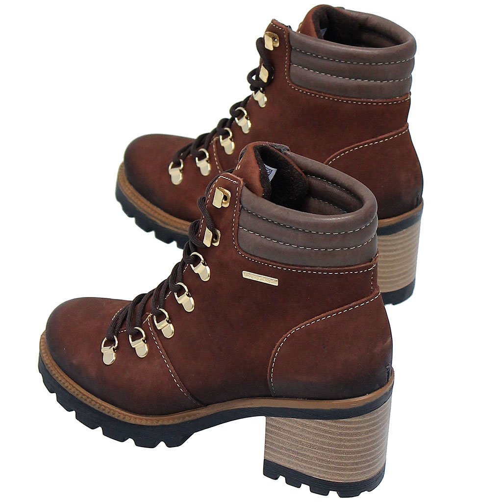 Rustic Brown Ankle Boot w/Lug Sole & Heel #BL132102LN (8.5 & 10.0 only)