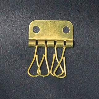 20 pcs Solid Brass Key Case 4 Hook Plates #ZKEY5431BT