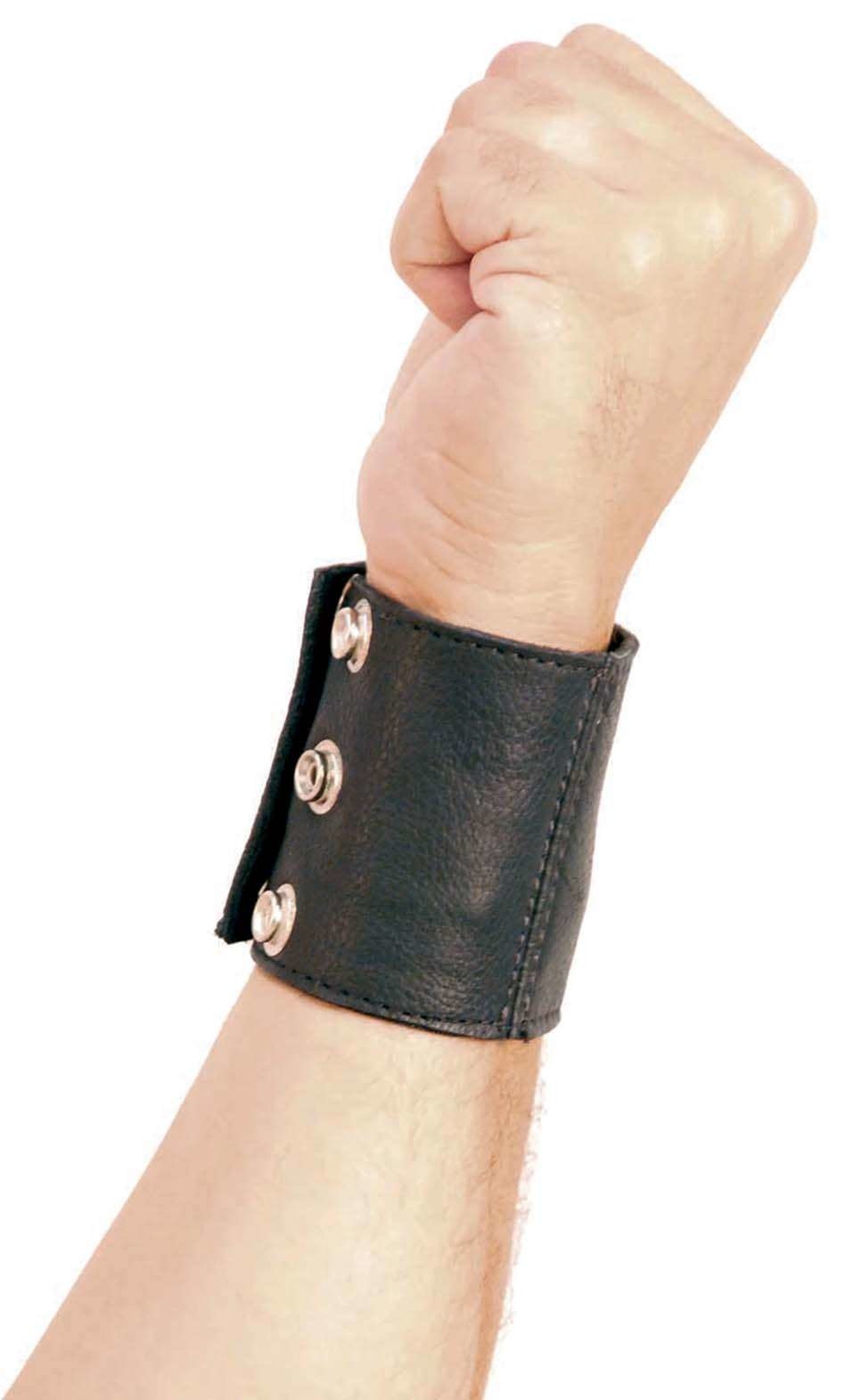 Concealed Wide Leather Wrist Wallet - 3" #WW4034