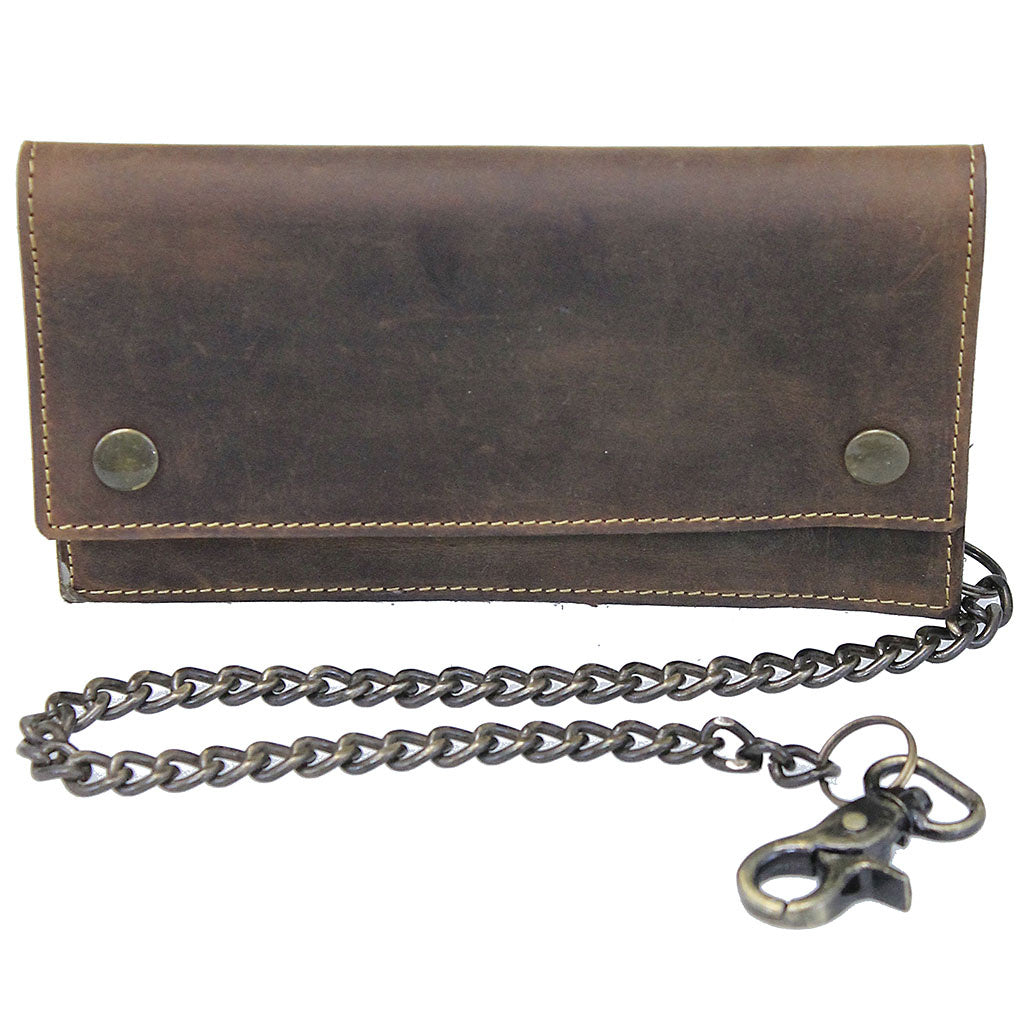 RFID Large Trucker Wallet with Chain and Claw Clip #WC51356NID