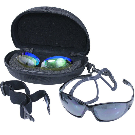 Biker Sunglass Kit Interchangable Lenses and Foam  #SG23980FSCK