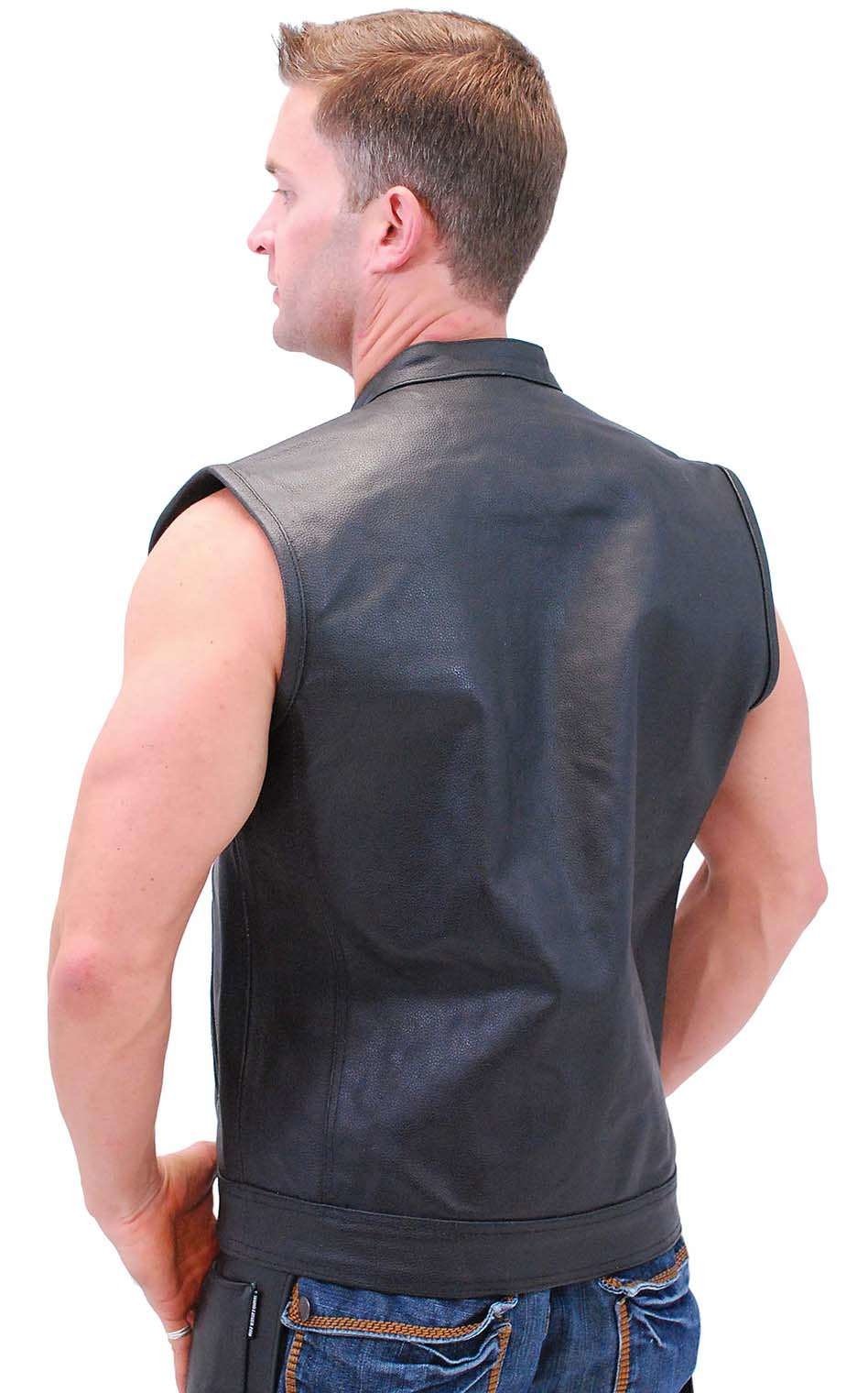 Men's Concealed Pocket Club Vest w/1 Piece Back #VM320GK (40-58)