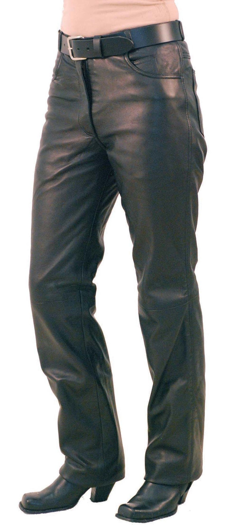 Lambskin Leather Pants for Women #LP591L (0-14)