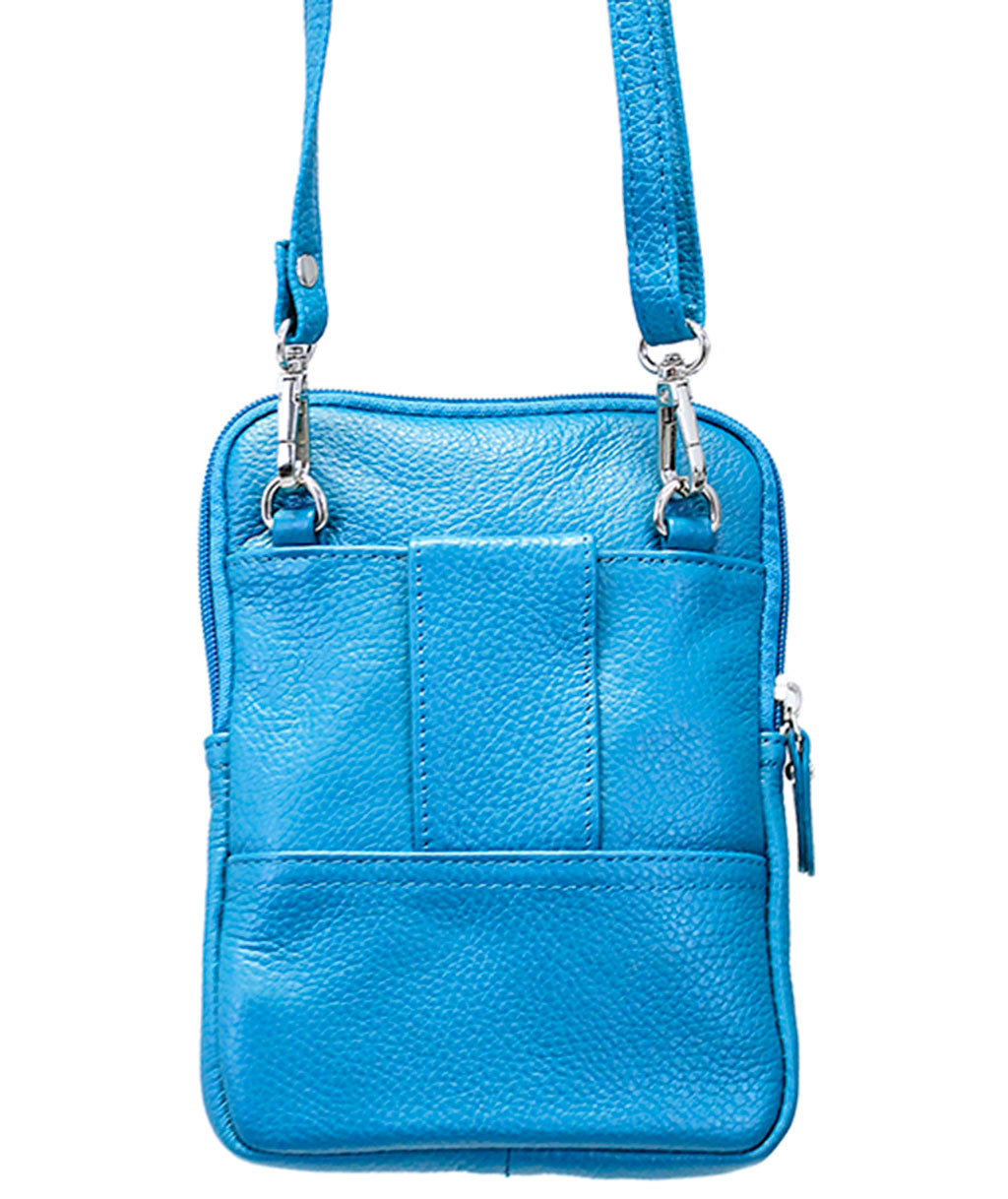 Turquoise Cross Body Belt Pouch #P0183T