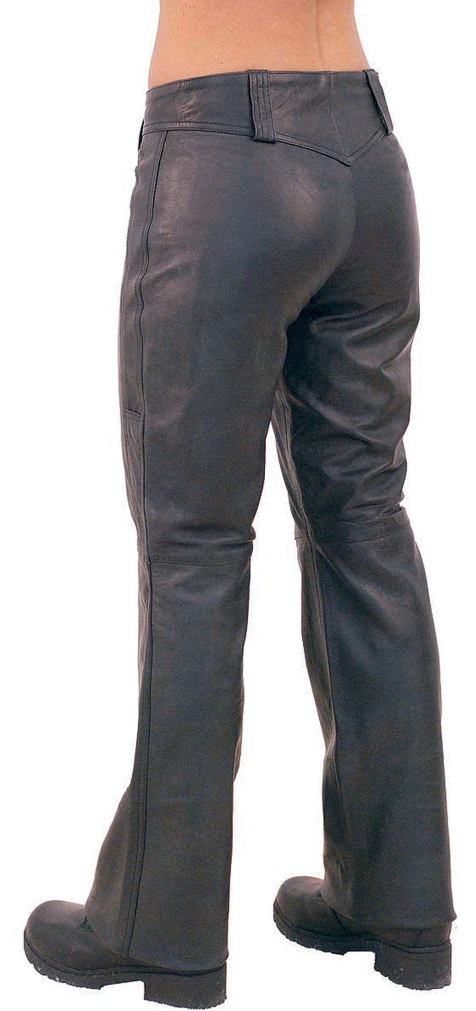 Bell Bottom Lace Up Leather Pants #LP505LL (4-6, 16)