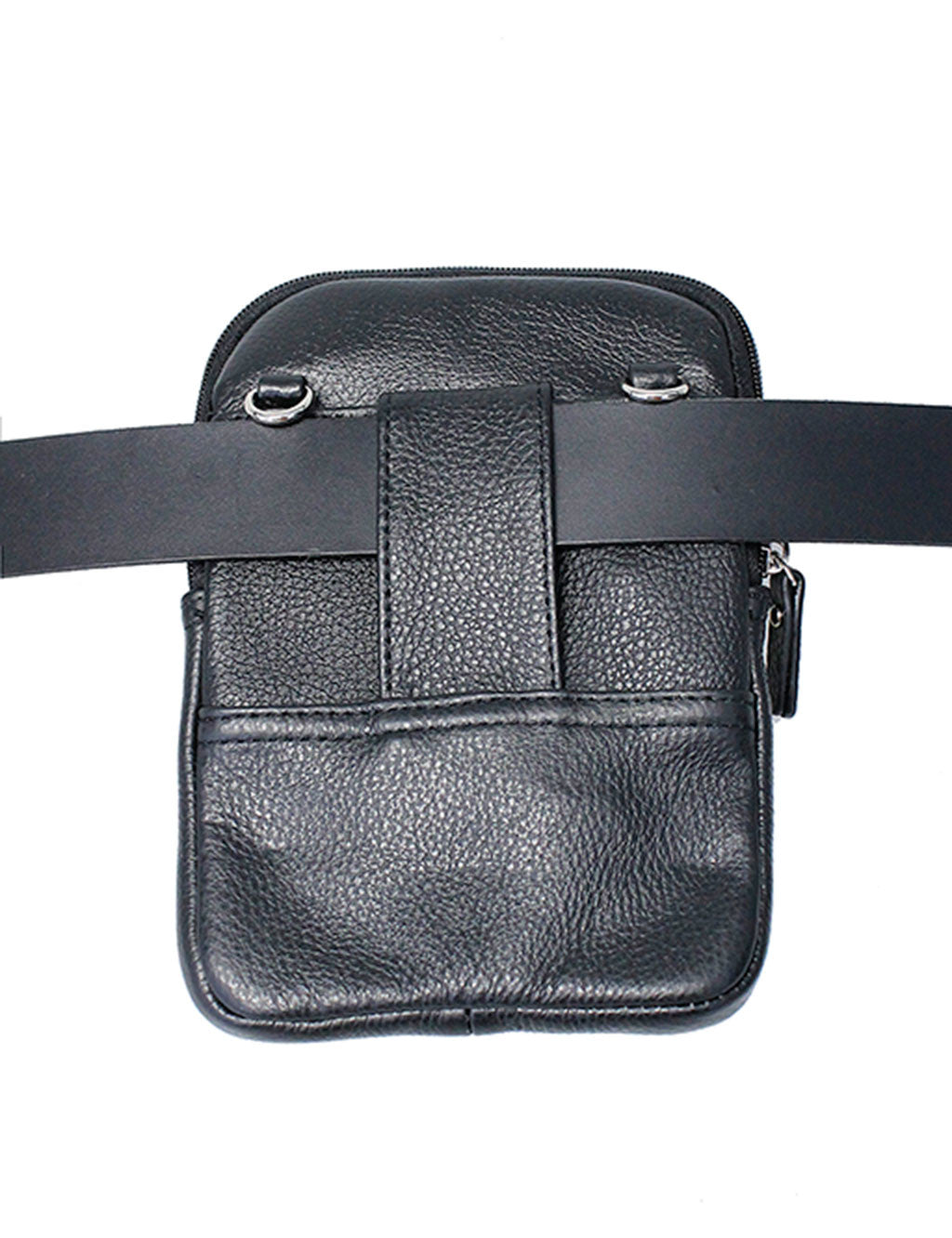 Black Cross Body Belt Pouch #P0180K