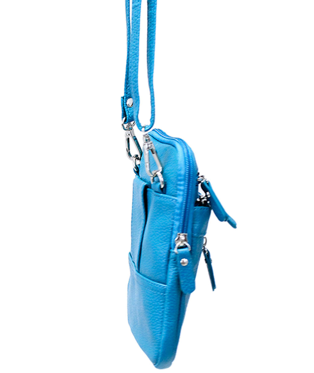 Turquoise Cross Body Belt Pouch #P0183T