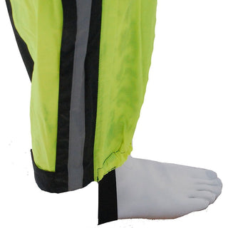 Unisex Two Piece Green & Black Rain Suit #RS1940GNK