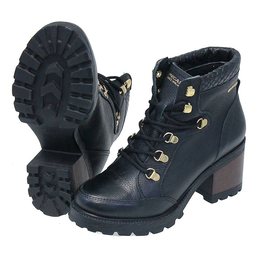 Black Ankle Boot 2 w/Lug Sole & Heel #BL132304LK (8.5 only)