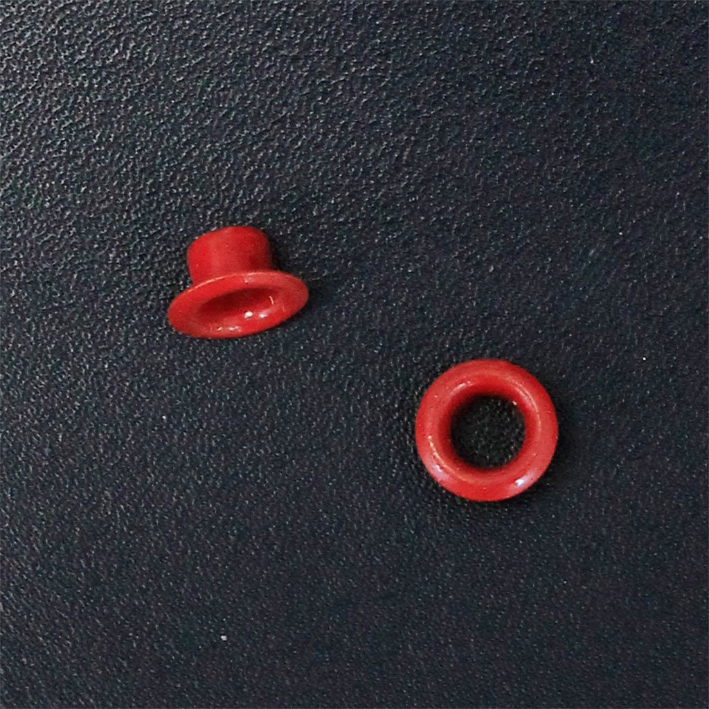 1000 pcs 4mm (1/8") Red Eyelets / Grommets #ZE7736R