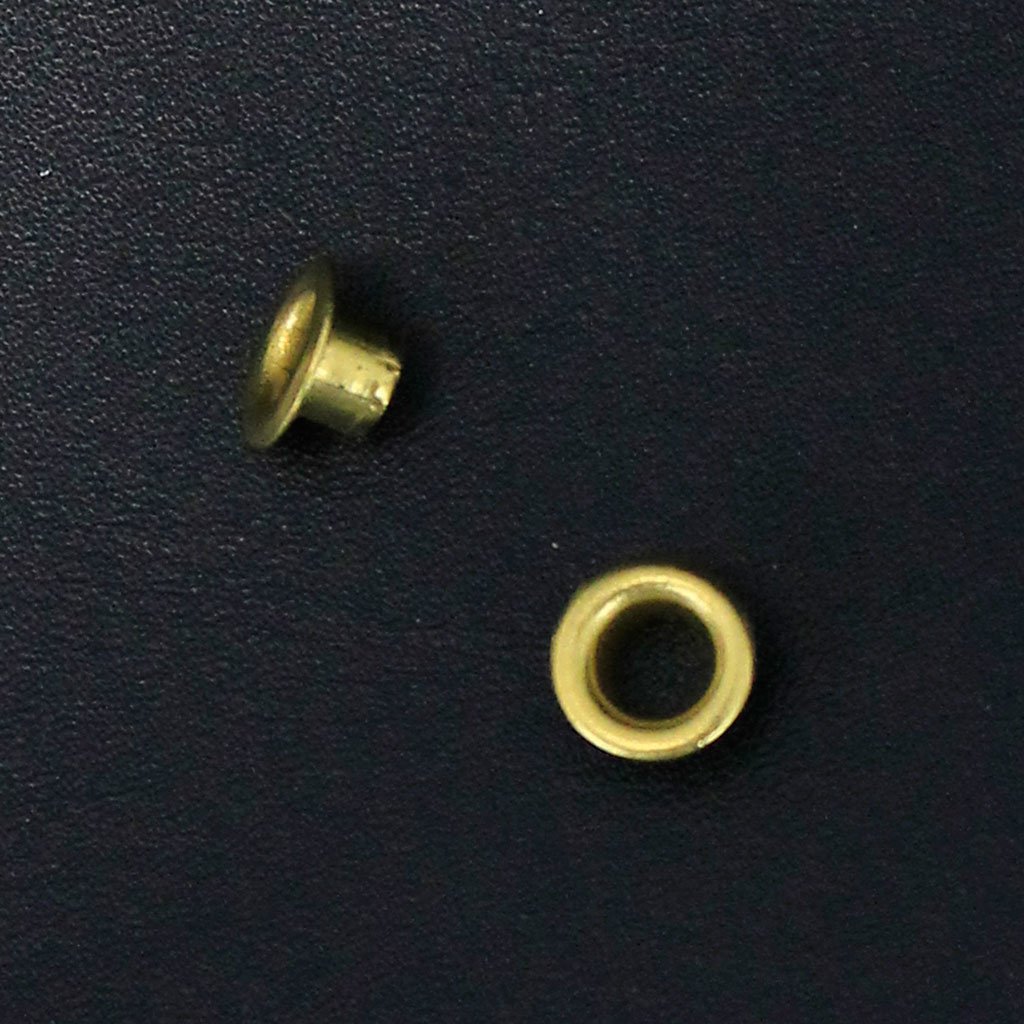 1000 pcs 4mm (1/8")  Gold Eyelets #ZE7736BR