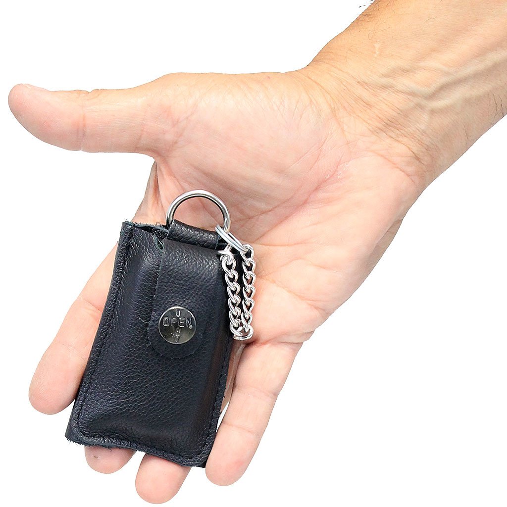 Leather Key Fob Snap Key Case #AC22051DK