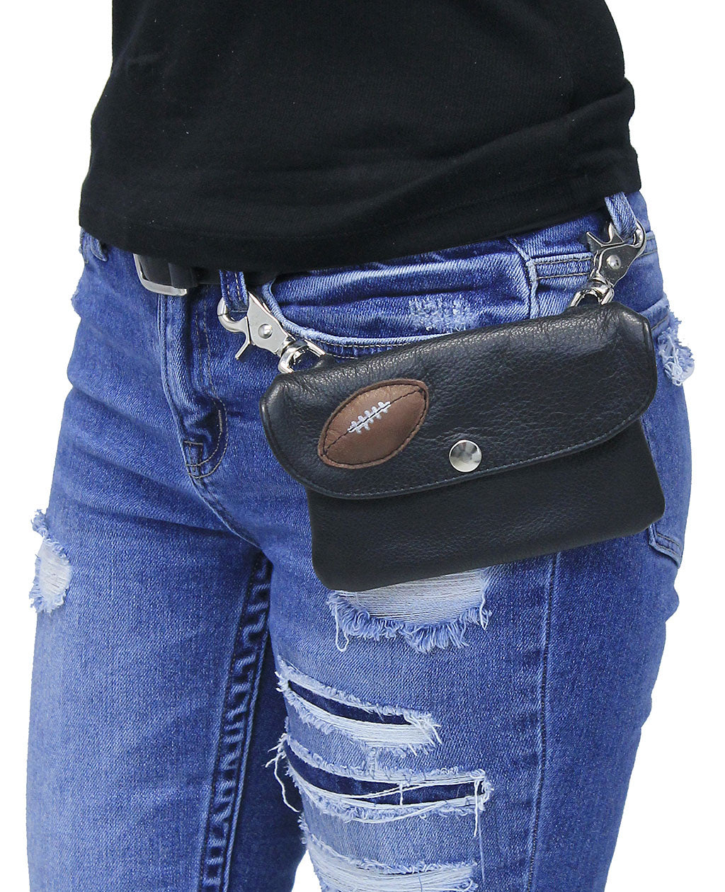 Football Medium Size Cell Phone Clip Pouch #PKK1508NFL