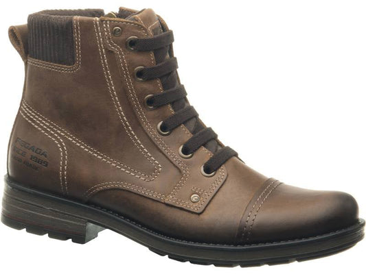 Men's Pull-Up Brown Latigo Leather Boots #BM130305LN