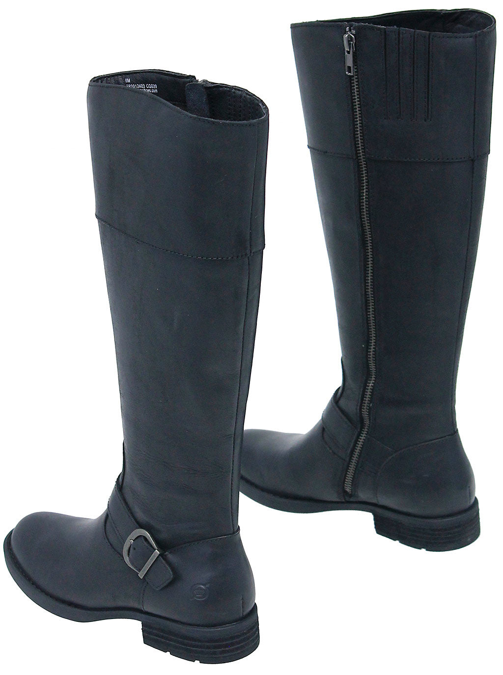 Born 16 in Black Equine Zip Boot #BL12403BZK