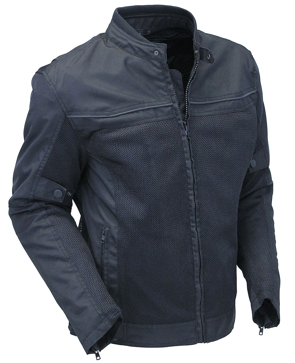 Men's Hot Weather Riding Jacket with Mesh & Armor #MC451ZVGAK