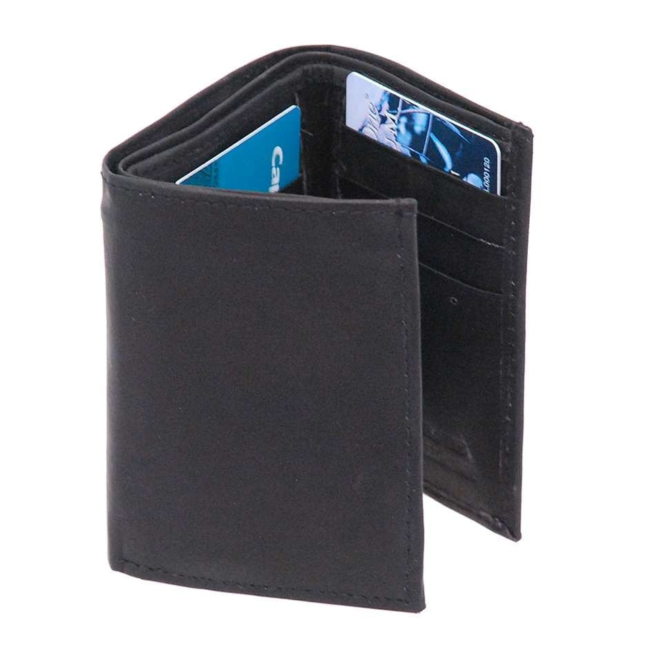 Men's Trifold Leather Wallet - Factory Seconds # WMT0003K