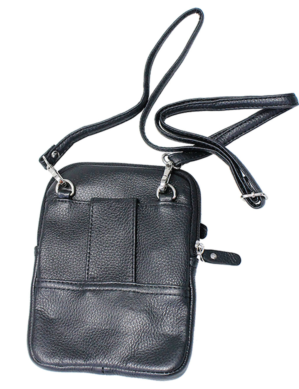 Black Cross Body Belt Pouch #P0180K