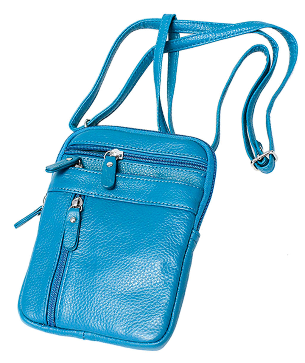 Turquoise Cross Body Belt Pouch #P0183T