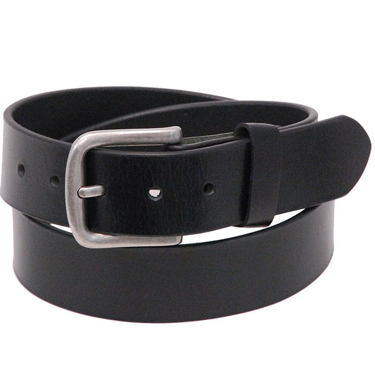 Heavy Veg-Tan Black Leather Belt #BT97170K