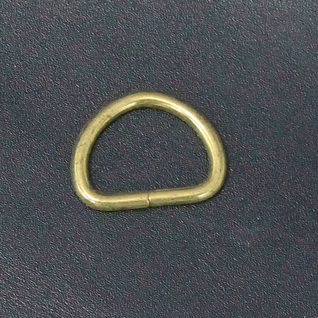 300 pcs Brass Plated 25mm D-Rings Bulk #ZD8185G