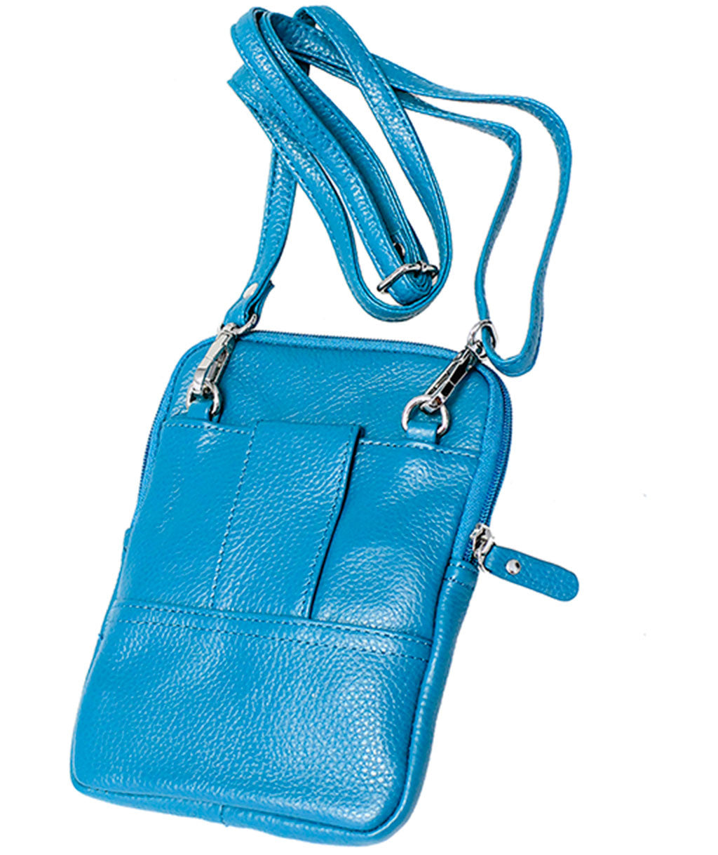 Turquoise Cross Body Belt Pouch #P0183T