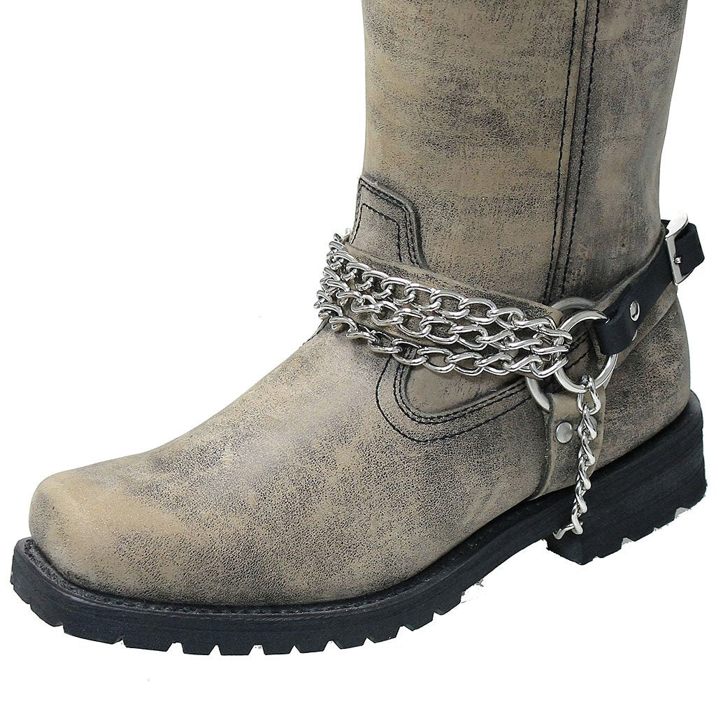 Triple Chain Boot Straps #BS31