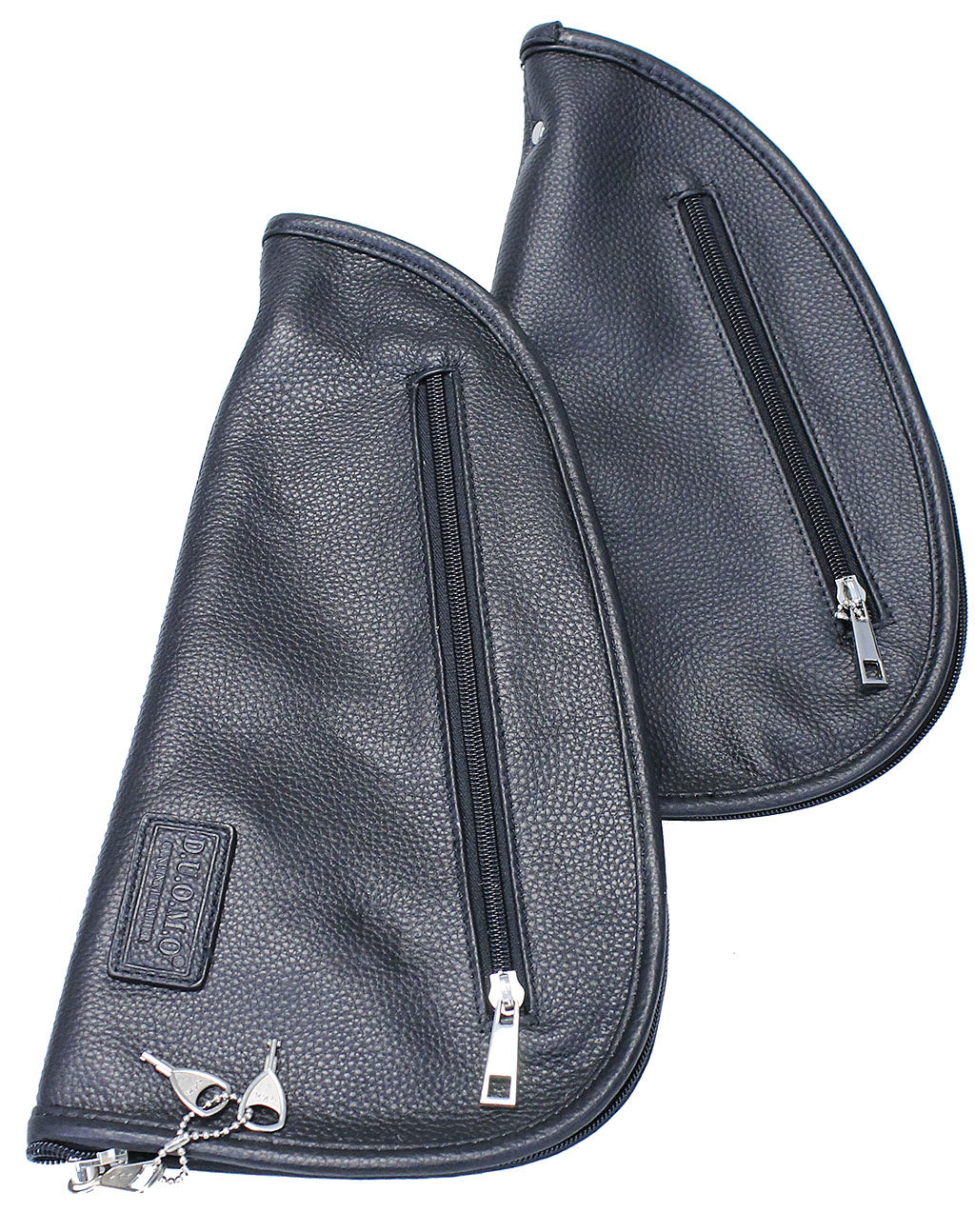 Shearling Lined Leather Pistol Case with Lock #AC9805GK