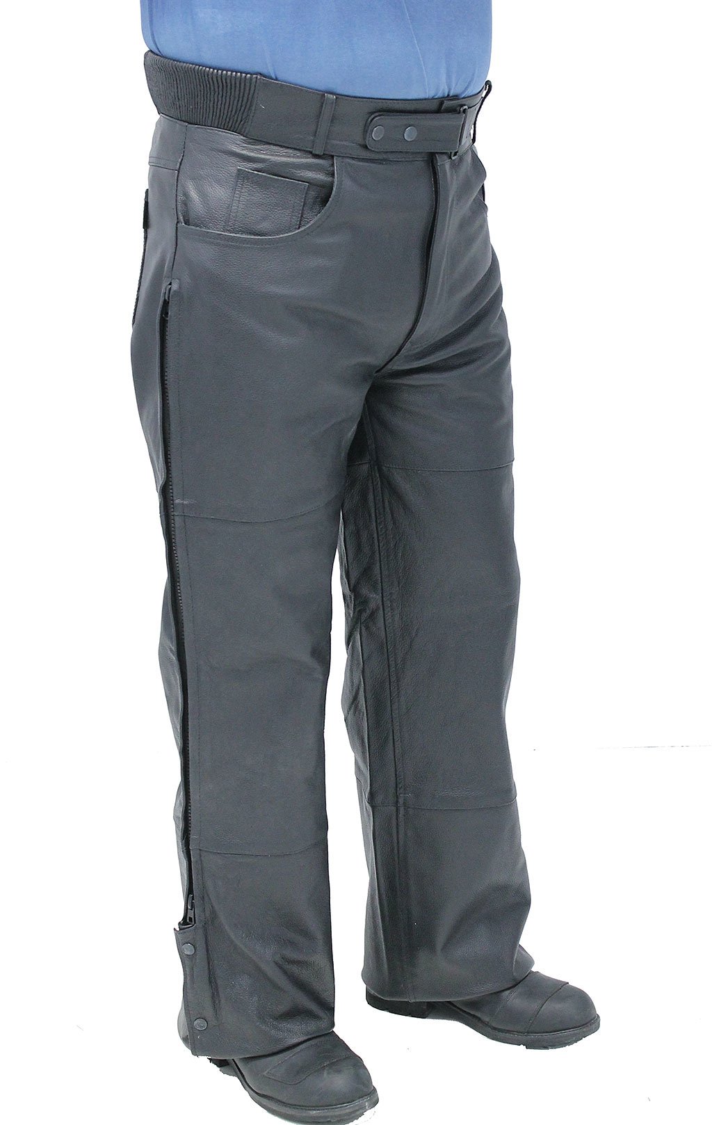 Unisex Premium Leather Motorcycle Overpants #MP506 – Jamin